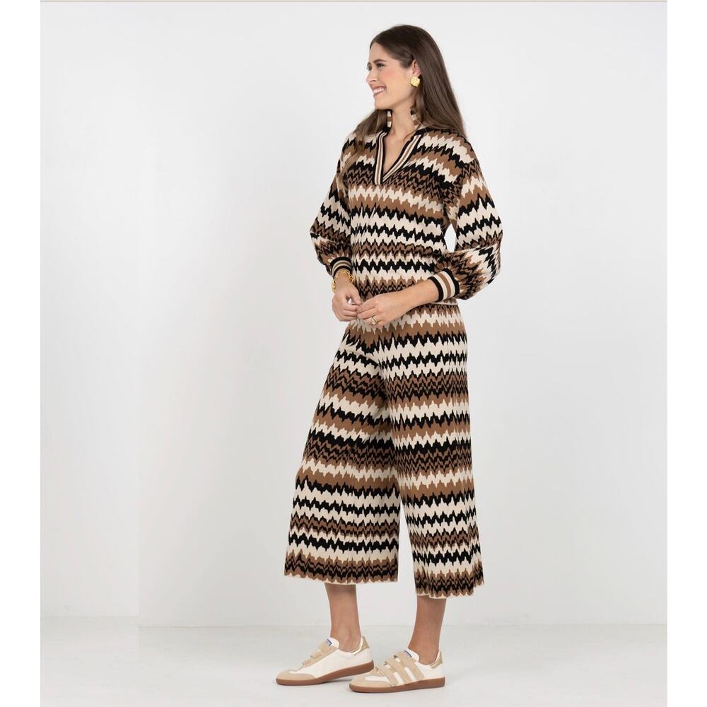 Emily‎ McCarthy TEDDY CROP TROUSER Mocha Mirage NWT Size large